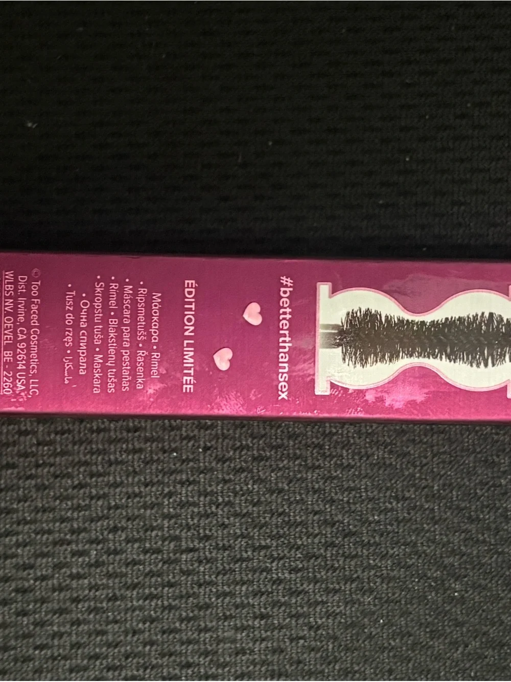 Too Faced Better Than Sex Mascara - Burgundy **Limited Edition**